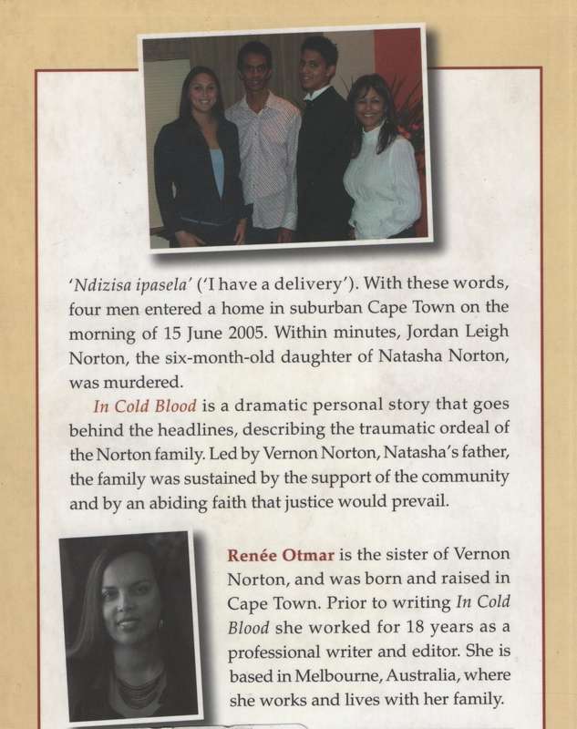 In Cold Blood: The Murder of Baby Jordan - Otmar, Renee