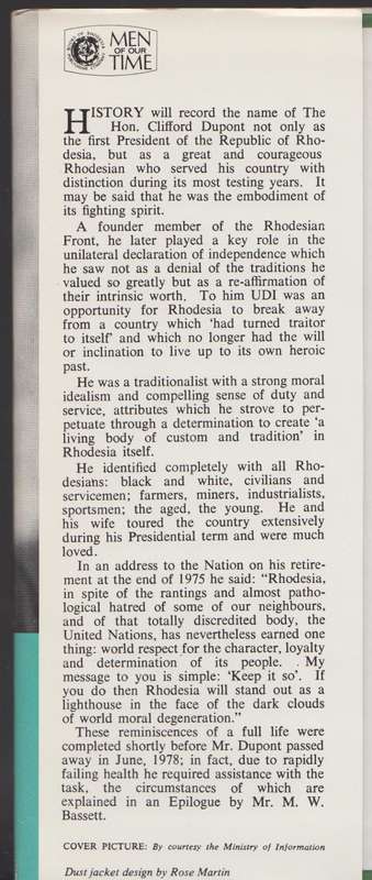 The Reluctant President - Dupont, Clifford