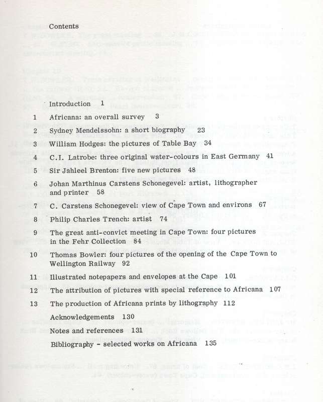 Africana Books & Pictures: A Selection of Published Papers - Bradlow, Frank R.