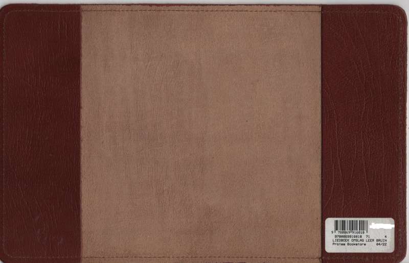 Liedboek Omslag Standaard Bruin Leer - X