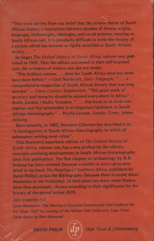A History of South Africa to 1870 - Wilson, Monica; Thompson, Le