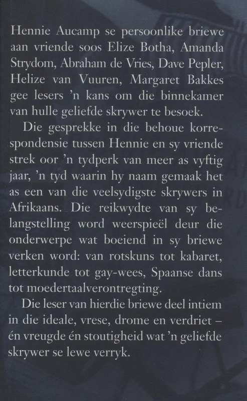 Mits Dese Wil Ek Vir Jou SÃª: Briewe van Hennie Aucamp - Aucamp, Hennie; Metelerkamp,