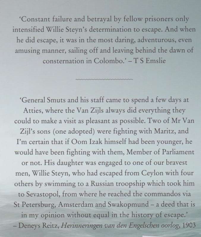 The Great Boer Escape - Steyn, Willie