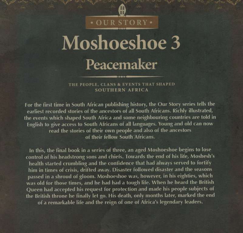 Moshoeshoe Book 3: Peacemaker - Anon