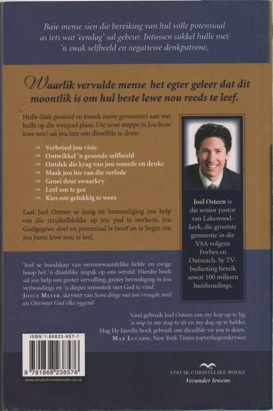 JOU BESTE LEWE NOU SECONDHAND - OSTEEN,J