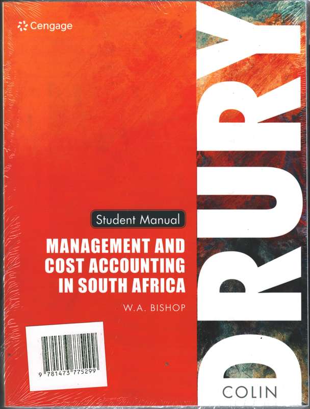 Management &amp; Cost Accoutning in South Africa 1st SA Edition with - Colin Drury / Mike Tayles /