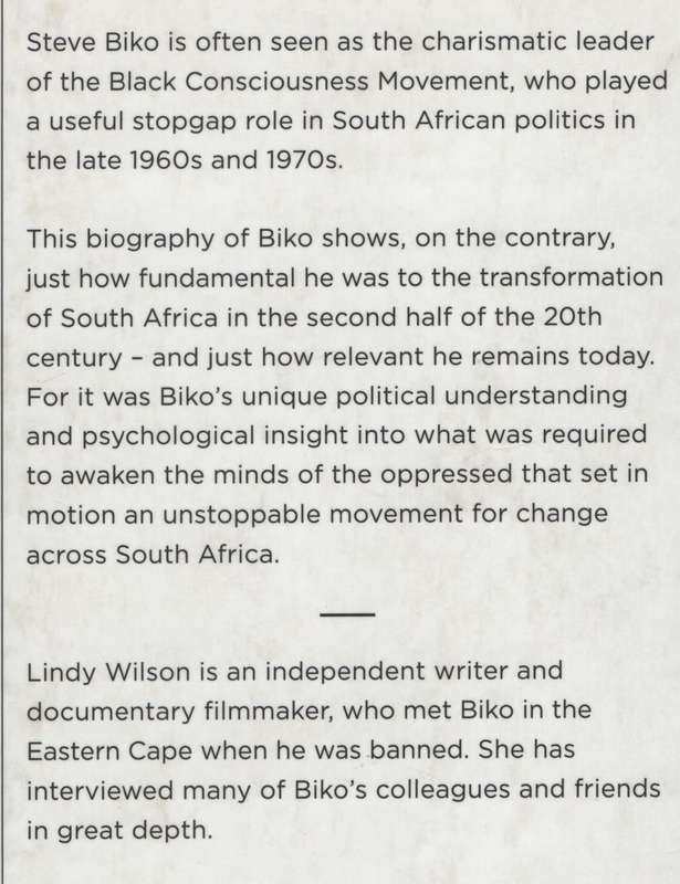 Steve Biko. A Jacana Pocket Biography - Wilson, Lindy