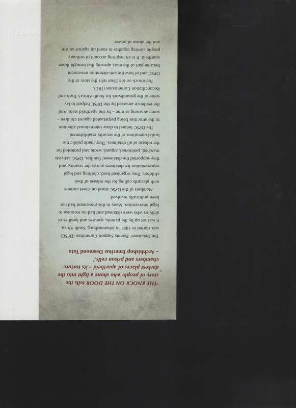 The Knock on the Door: The Story of the Detainees' Parents Support C - Shakinovsky, Terry; Cort, Sh