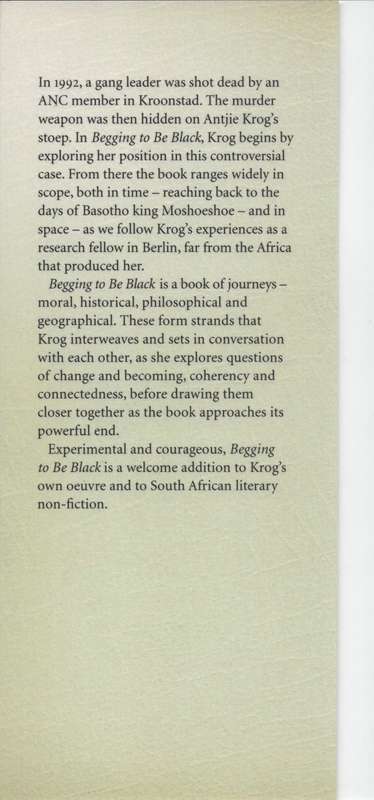 Begging to be black - KROG,A