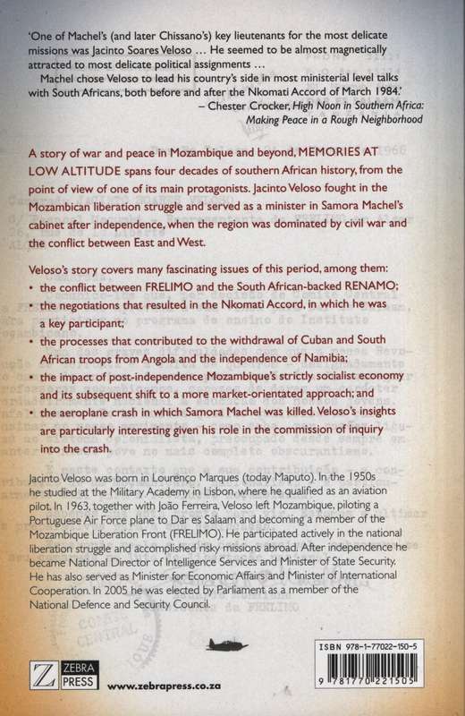 Memories at Low Altitude: The Autobiography of a Mozambican Security - Veloso, Jacinto