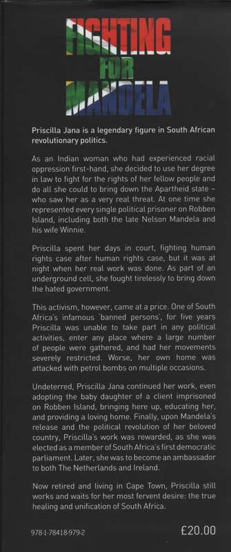 Fighting for Mandela: The Explosive Autobiography of the Woman Who H - Jana, Priscilla