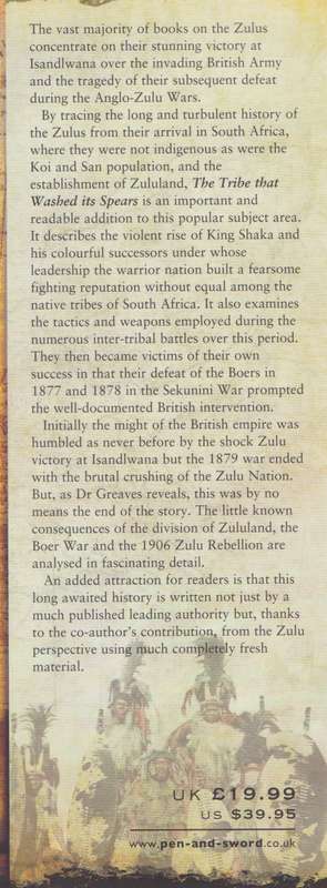 The Tribe that Washed Its Spears: The Zulus at War - Greaves, Adrian; Mkhize, Xol