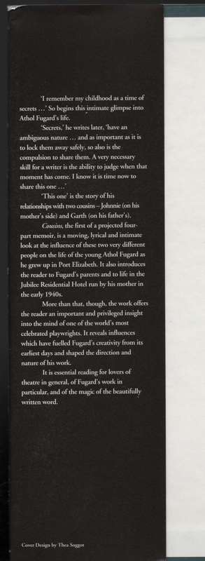 Cousins - A Memoir - Fugard, Athol
