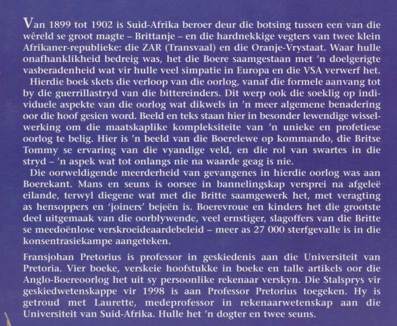Die Anglo-Boereoorlog 1899-1902 - Pretorius, Fransjohan