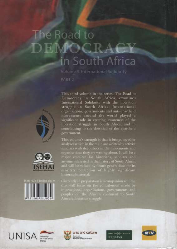 The Road to Democracy in South Africa. Volume 3, Part 2. - South African Democracy Educ
