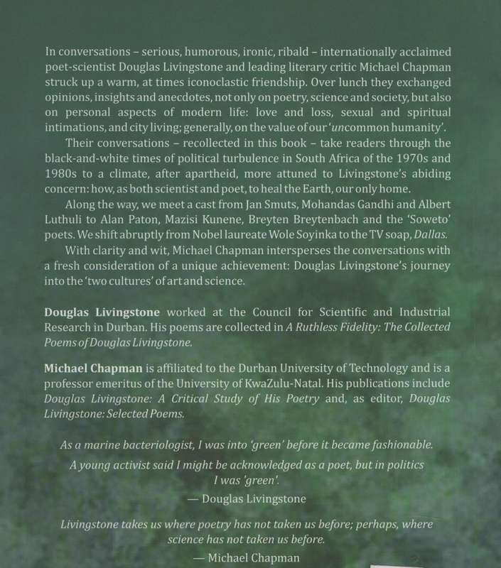 Green in Black-and-White Times: Conversations with Douglas Livingsto - Chapman, Michael