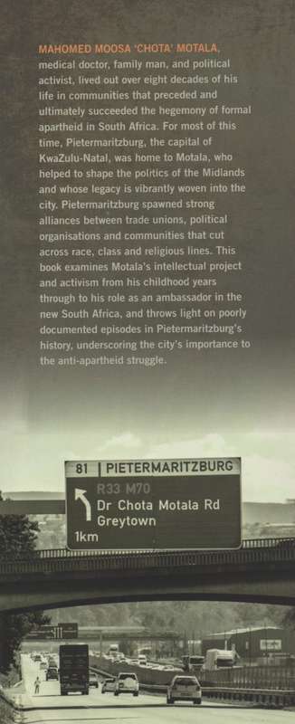 Chota Motala: A Biography of Political Activism in the KwaZulu-Natal - Vahed, Coolam