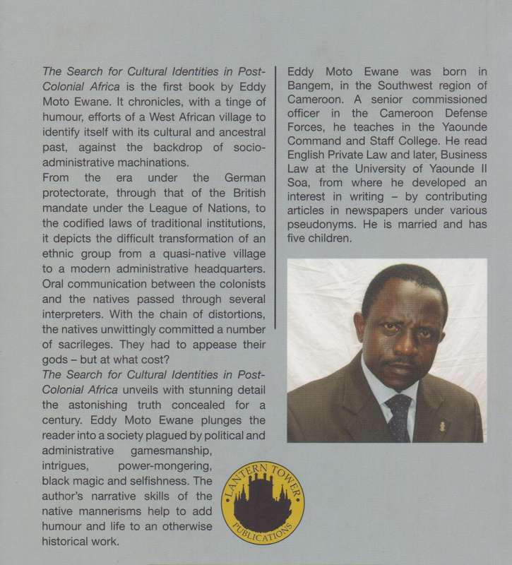 The Search for Cultural Identities in Post-Colonial Africa - Ewane, Eddy Moto