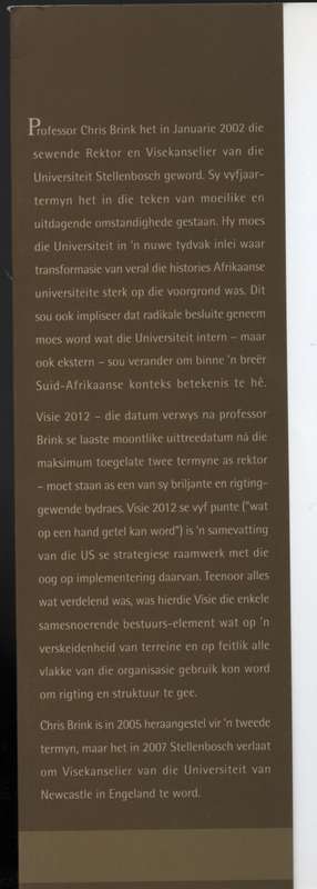 Chris Brink: Anatomie van 'n Omvormer - Botha, Amanda