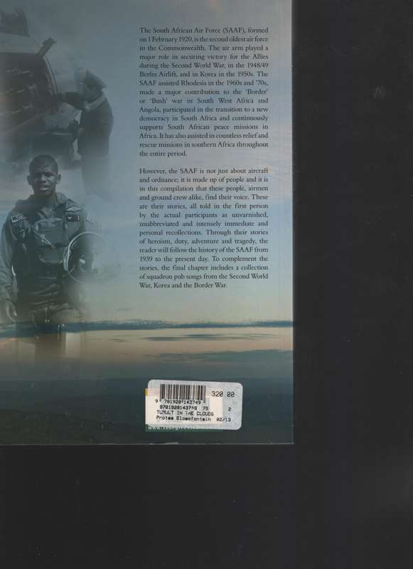 Tumult in the Clouds: Stories from the South African Airforce, 1920- - Wingrin, Dean