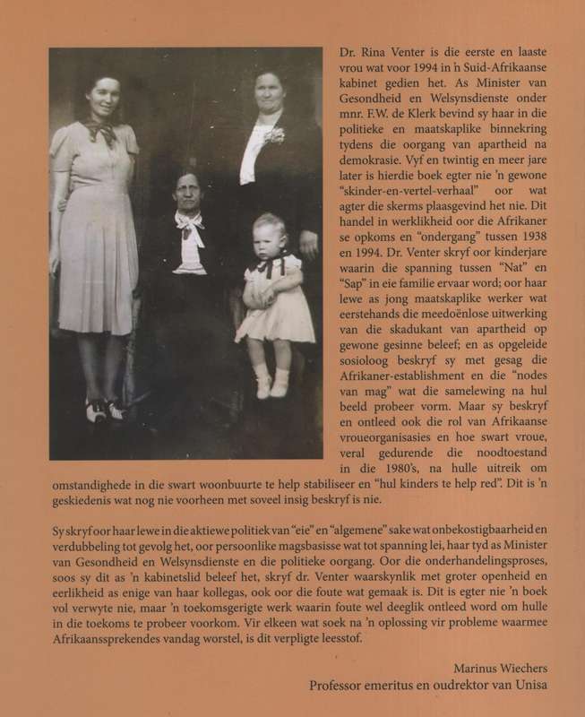 n Stukkie van die Legkaart - Venter, Rita