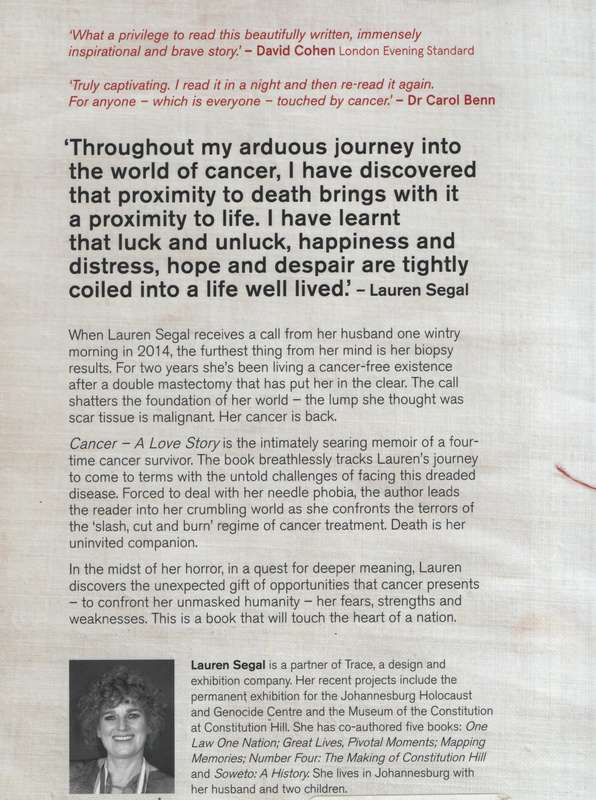 Cancer: A Love Story - Segal, Lauren