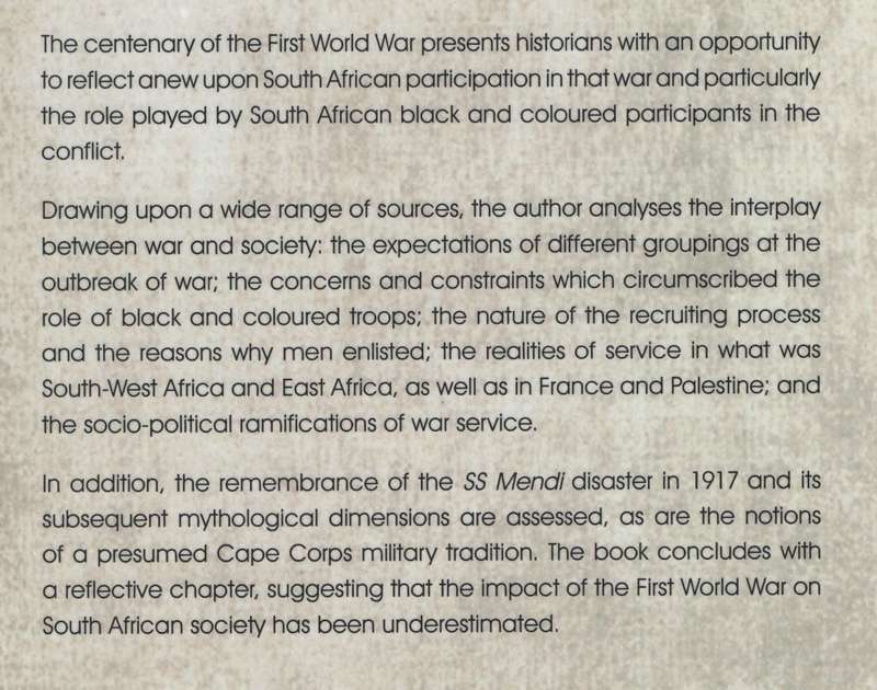 War and Society: Participation and Remembrance. South African Black  - Grundlingh, Albert