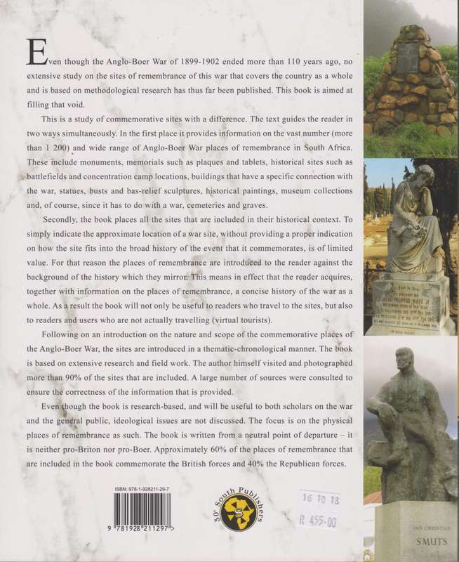 Anglo-Boer War (South African War) 1899-1902: Historical Guide to Me - Grobler, Jackie