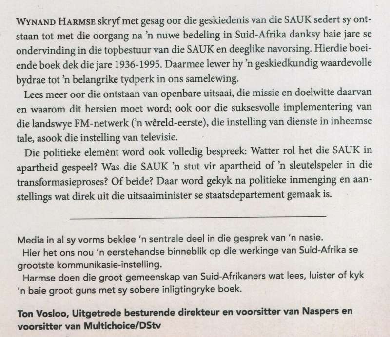 SAUK 1936-1995 - Harmse, Wynand