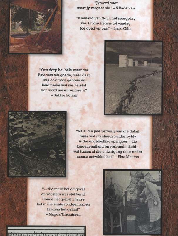 Ons Onthou 29 September 1969: Aardbewing-herinneringe van Ceres-kont - Laubscher, Bertdene; Holzapf