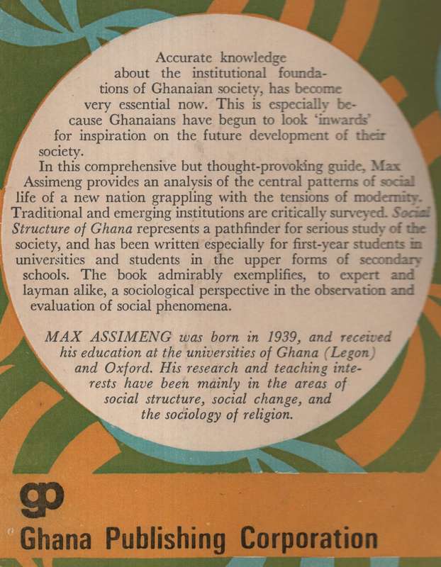 SOCIAL STRUCTURE OF GHANA - ASSIMENGM