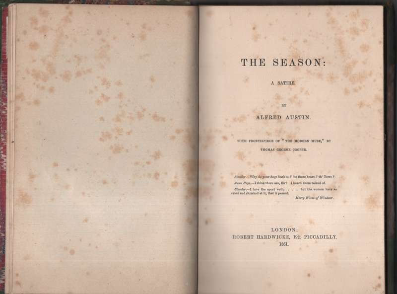SEASON A SATIRE HC NO DJ 2H SECONDHAND - AUSTIN,A