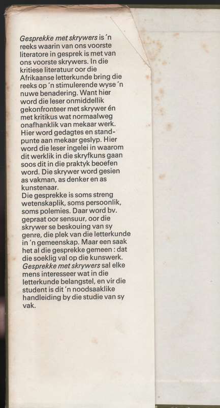 Gesprekke met Skrywers 1 - Verskeie