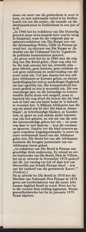 Getuie van Groot Tye - Pienaar, Schalk
