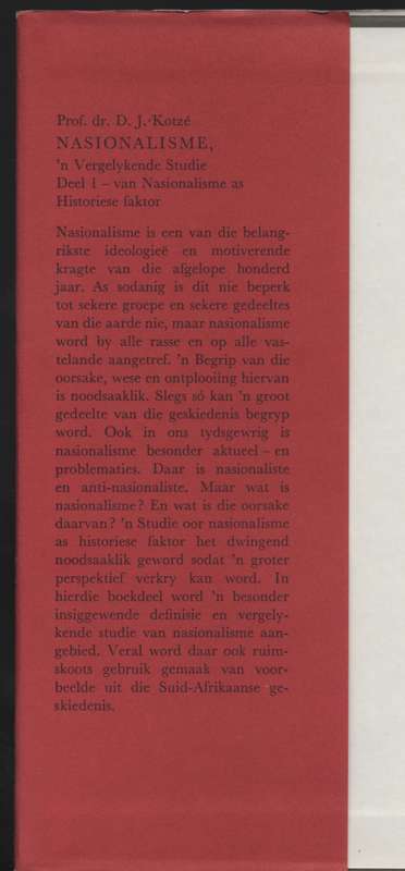 Nasionalisme en Kommunisme. Deel Drie van Nasionalisme as Historiese - KotzÃ©, D. J.