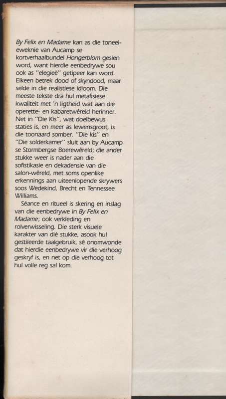 By Felix en Madame en Ander Eenbedrywe - Aucamp, Hennie