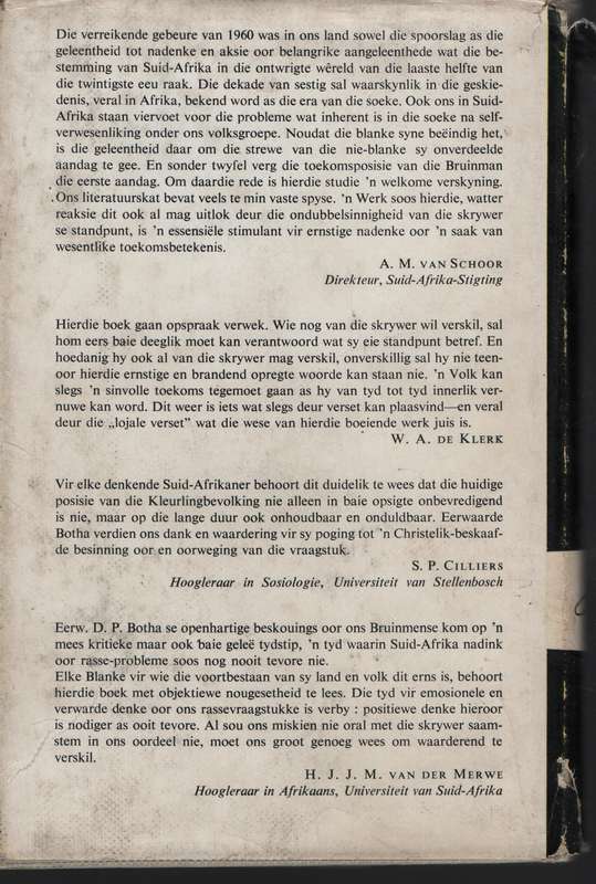 Die Opkoms van Ons Derde Stand - Botha, D. P.