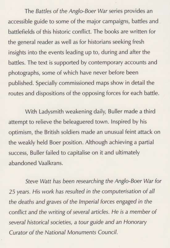 The Battle of Vaalkrans 5-7 February 1900 - Watt, Steve