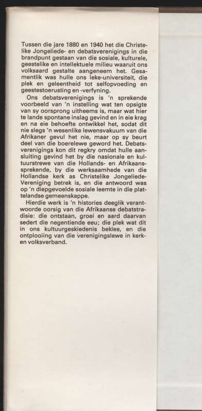 Ek Heb Geseg! Die Verhaal van Ons Jongeliede- en Debatsverenigings - Booyens, Bun