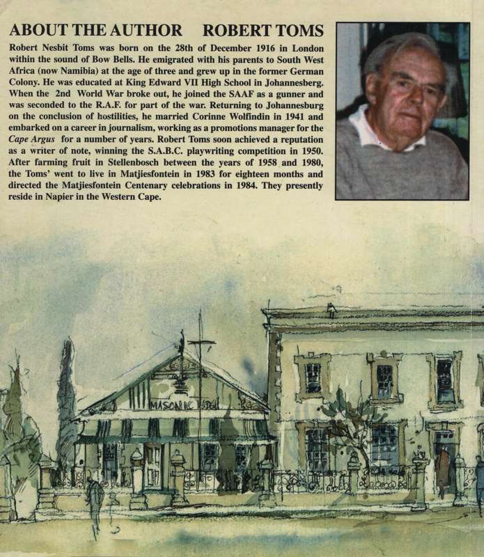 Logan's Way: The Life and Times of J.D. Loganâ¦ a Matjiesfontein Ch - Toms, Robert N.