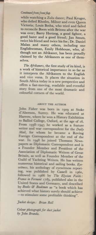 The Afrikaners - Fisher, John