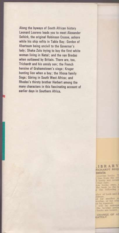 Robinson Crusoe in Cape Town, and Other Anecdotes from South Africa' - Lourens, Leonard D.
