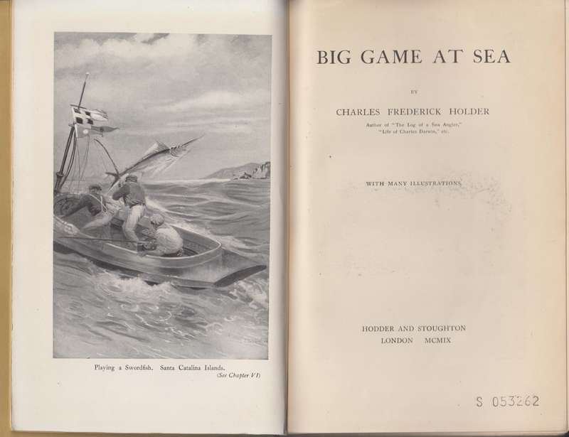 Big Game at Sea - Holder, Charles Frederick