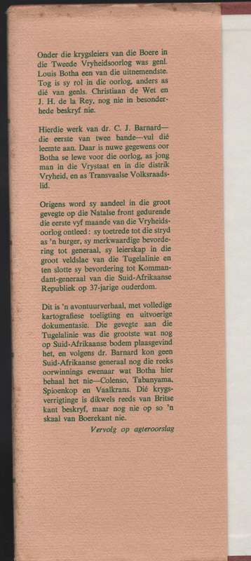 Genl. Louis Botha op die Natalse Front, 1899-1900. Sy Rol in die Gro - Barnard, C. J.