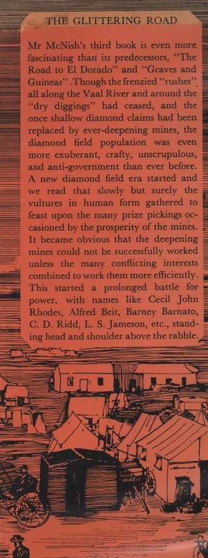 The Glittering Road: Kimberley 1874-1876 - McNish, J. T.