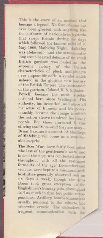 Mafeking: A Victorian Legend - Gardner, Brian