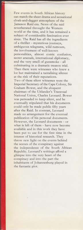 Conspirators in Conflict: A Study of the Johannesburg Reform Committ - Rhoodie, Denys