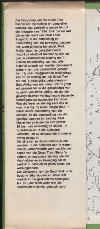 Die Oorsprong van die Groot Trek - Muller, C. F. J.