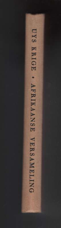 AFRIKAANSE VERSAMELING - KRIGE,U