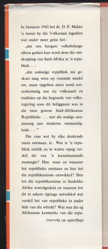 Republieke en Republikeine - Van Schoor, M. C. E.; Van Ro